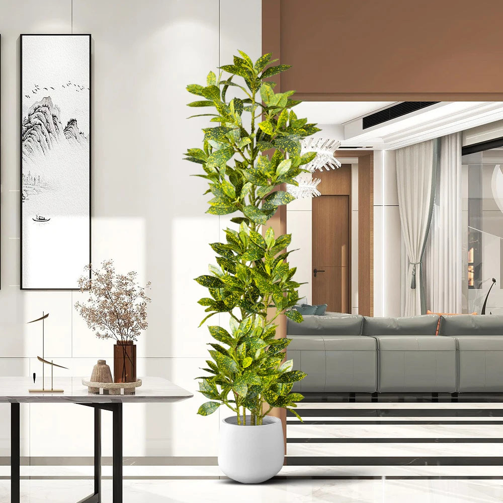 Realistic artificial banyan branch for indoor and outdoor decoration - vue 5 sur 9