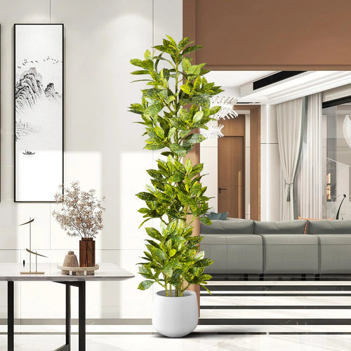 Realistic artificial banyan branch for indoor and outdoor decoration - vue 5 sur 9