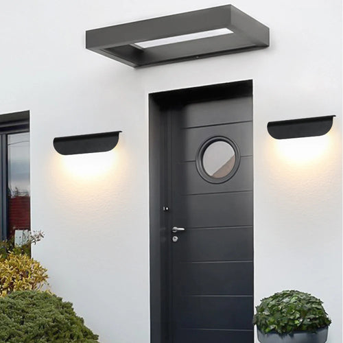 applique murale LED lampe extérieure IP65 étanche pour intérieur chambre escalier extérieur balcon couloir éclairage de jardin