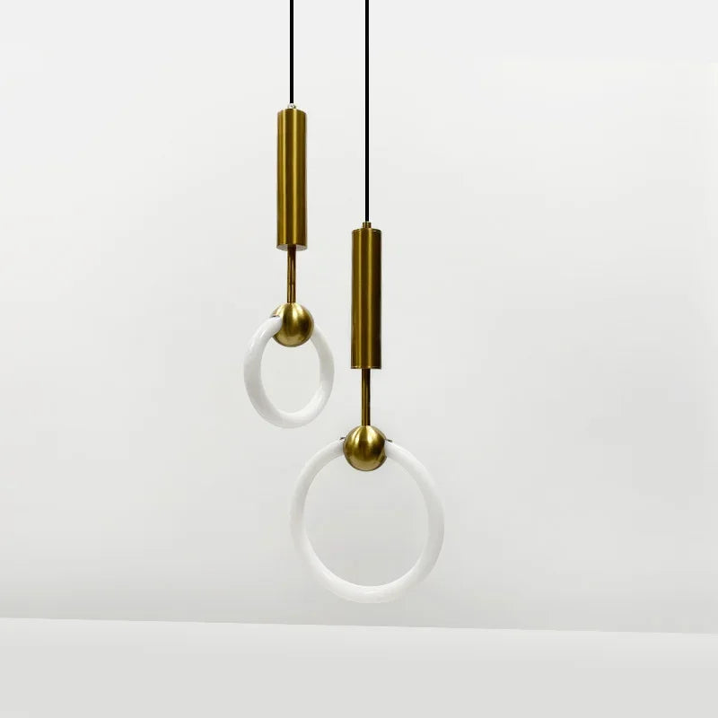 lustres led modernes luxueux lampes suspendues décoration