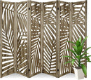 Carved Room Dividers,6 Panel Room Divider With Hand Carved Vintage Style Room Dividers And Folding Privacy Screens