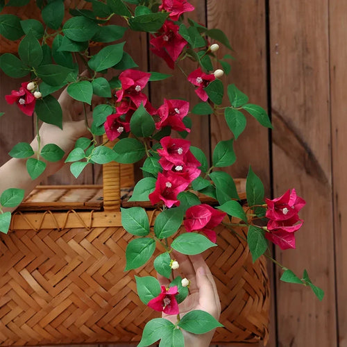 fleurs artificielles vignes prunes pour décoration fête et festival - vue 6 sur 8