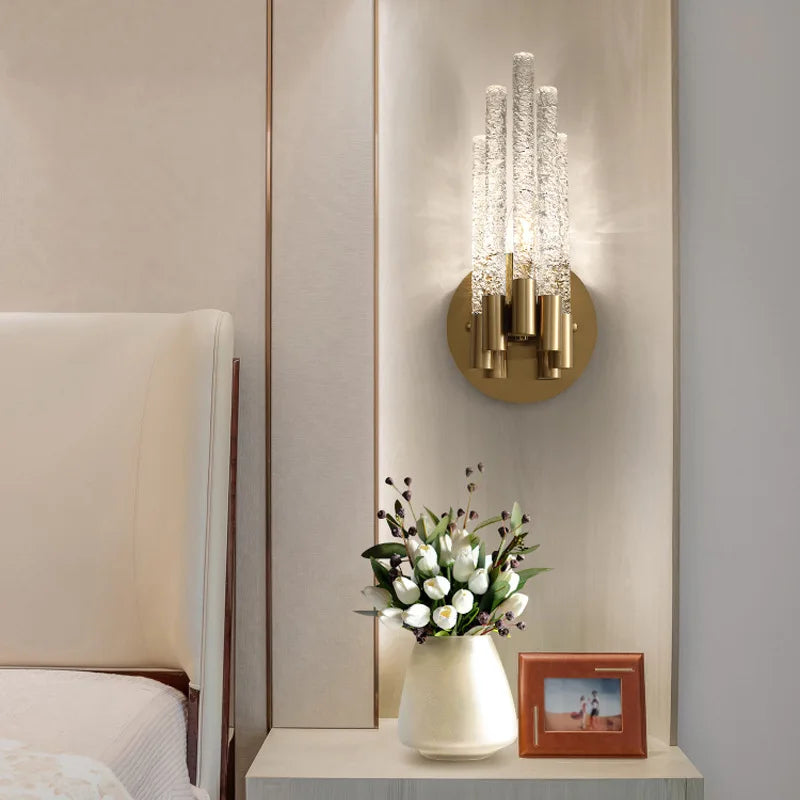 Ampoule led cuivre cristal moderne minimaliste - vue 6 sur 8