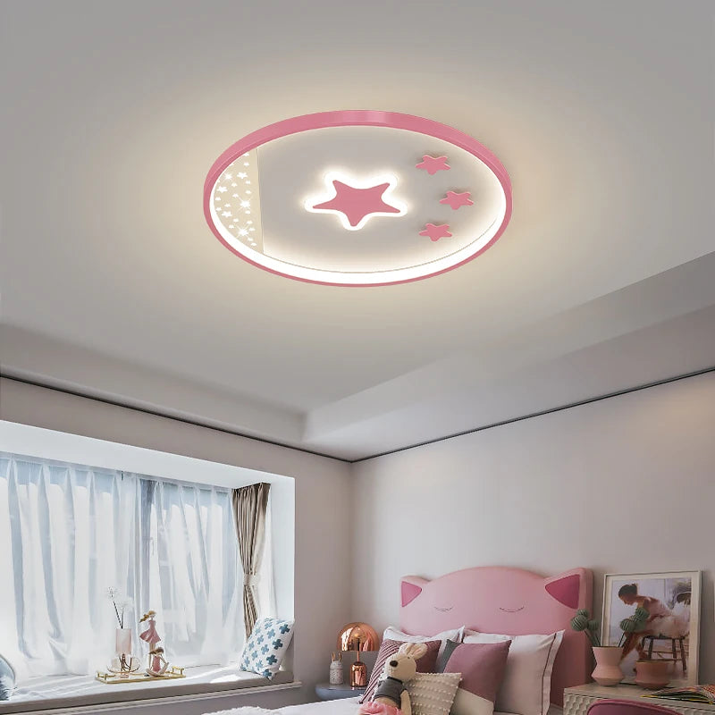 lustre nordique lumineux pour enfants style dessin animé - vue 6 sur 18