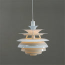 Lustre en aluminium postmodernes main de concepteur nordique