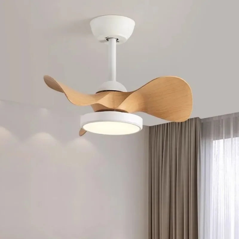 ventilateur de plafond moderne silencieux avec lumière led et télécommande - vue 5 sur 9