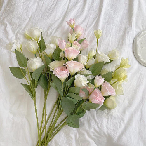 grandes roses artificielles en soie pour décorations diverses - vue 2 sur 10