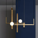 suspension design géométrique créatif pour éclairage moderne