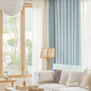 Rideau occultant plissé style moderne pour salon chambre