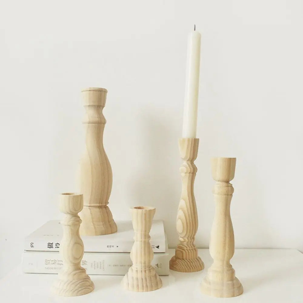 chandeliers rustiques rétro en bois pour fête mariage et artisanat - vue 4 sur 9