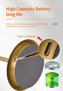 Lampe table LED USB plissée éclairage