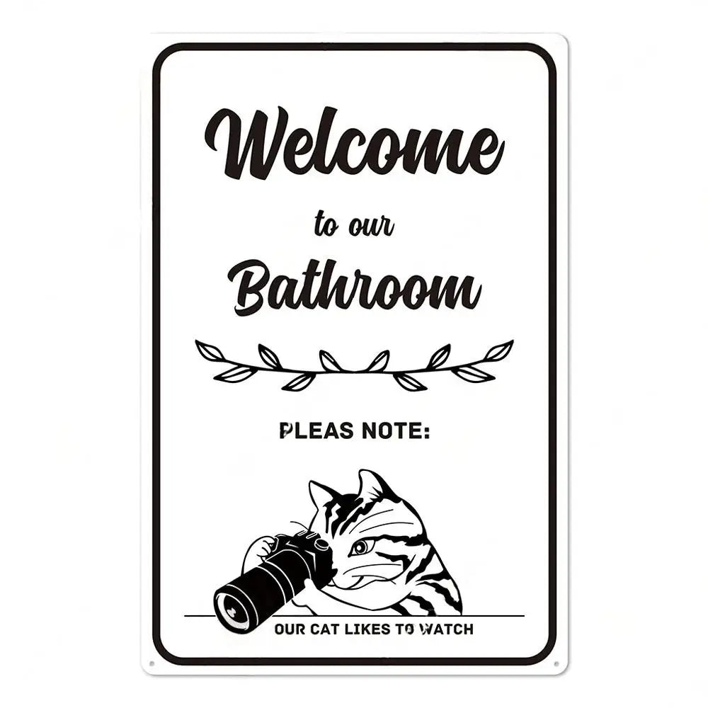 vintage tin signs for retro wall decoration