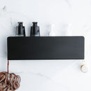 etagère de rangement murale avec crochets en aluminium pour cuisine et douche