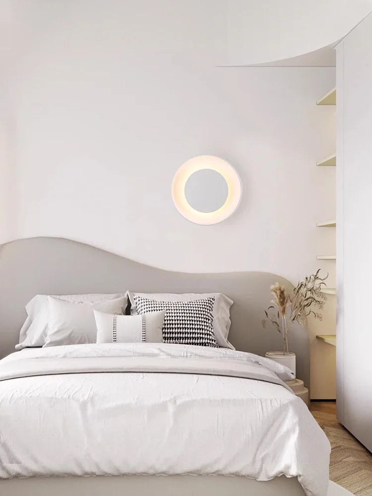 applique murale en plâtre minimaliste design moderne luminaire LED créatif - vue 9 sur 8