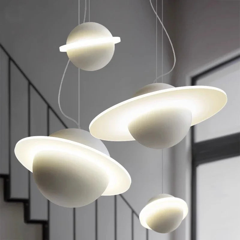 suspension moderne créative en bois pour décoration intérieure - vue 4 sur 11