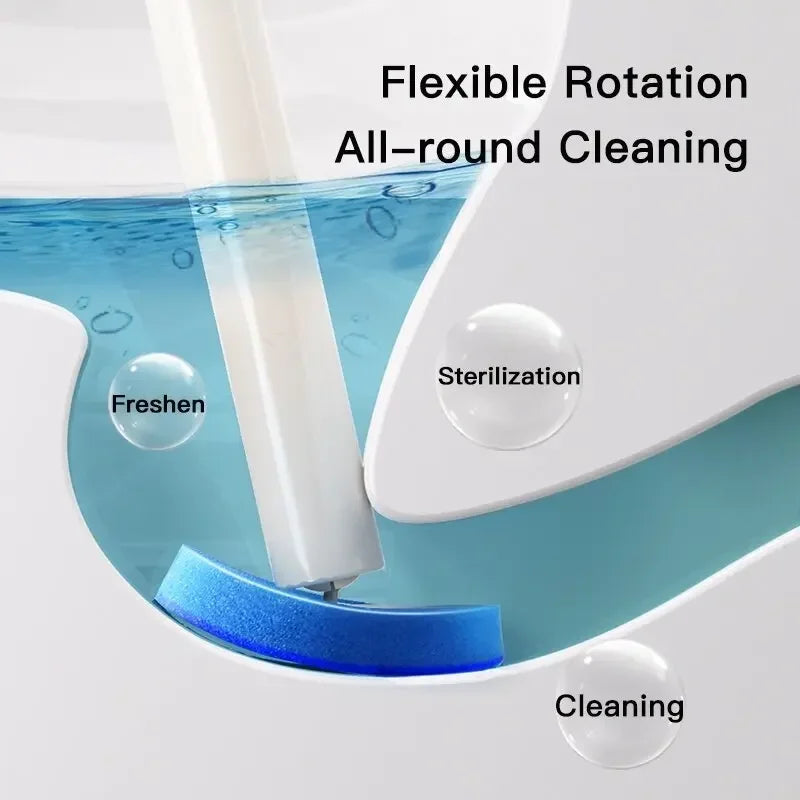 brosse de toilette jetable et outils de nettoyage pratiques - vue 4 sur 18