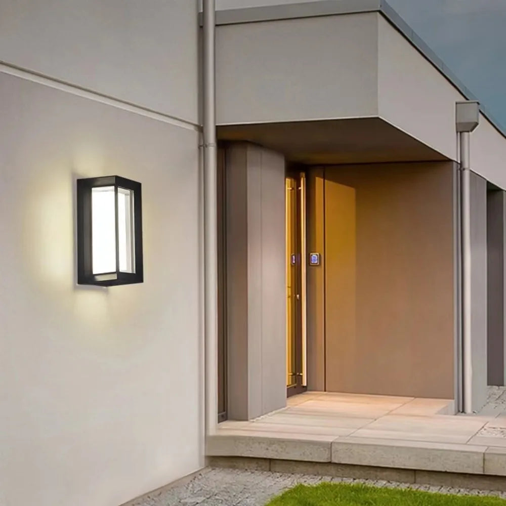 Applique murale extérieure Led moderne Ip65 étanche porche balcon jardin extérieur applique lumières Villa terrasse maison luminaires - vue 7 sur 7
