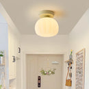 plafonnier led design nordique moderne en forme de fleur de citrouille