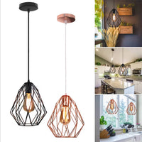 Modern nordic style minimalist industrial iron pendant light