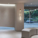 Designer decorated glass wall lamp for clubhouse or villa