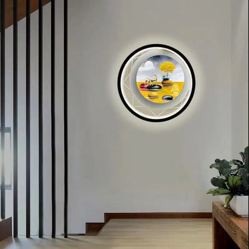 Applique murale LED moderne et ronde - vue 7 sur 16