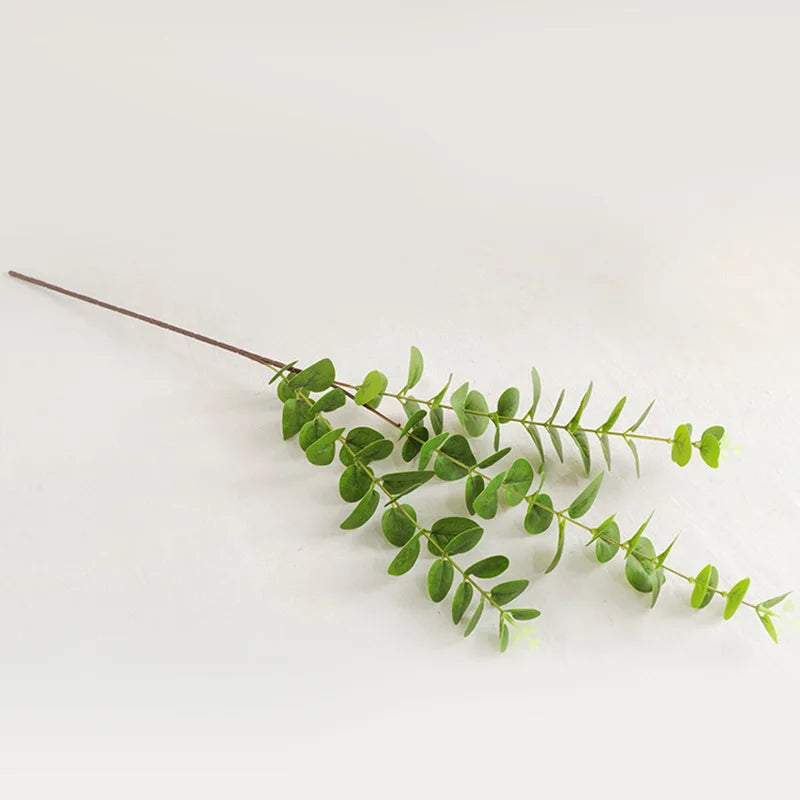 branche d'arbre d'eucalyptus en soie pour décoration intérieure - vue 8 sur 7