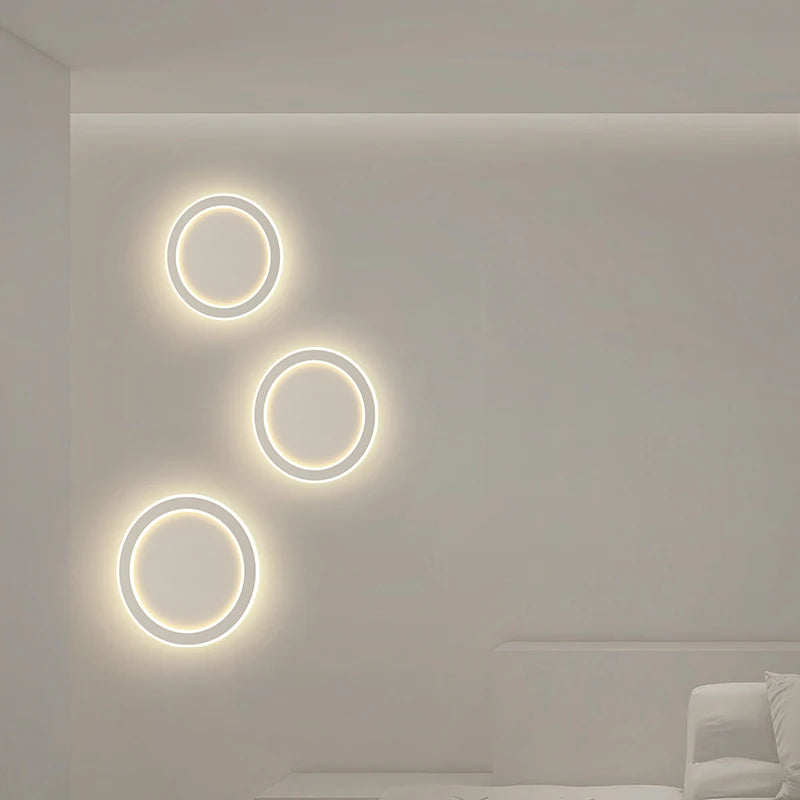 lampe led murale nordique créative simple moderne - vue 7 sur 16