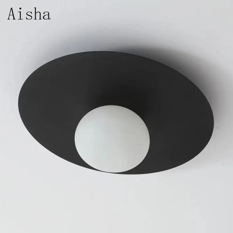applique murale nordique moderne simple éclairage décoratif rond - vue 6 sur 9