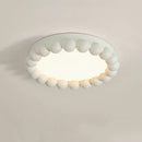 Plafonnier LED circulaire de Style crème nordique
