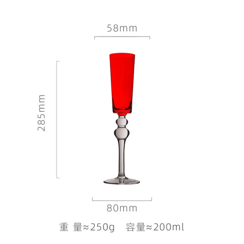 Verre champagne festif cristal elegant style noel