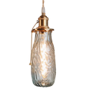 lustre nordique rétro en laiton avec interrupteur à tirage