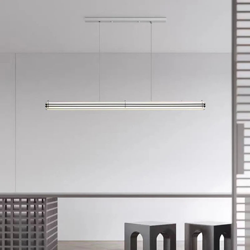 lustre art déco 	 style anneau suspendus luminaires fil réglable - vue 5 sur 16