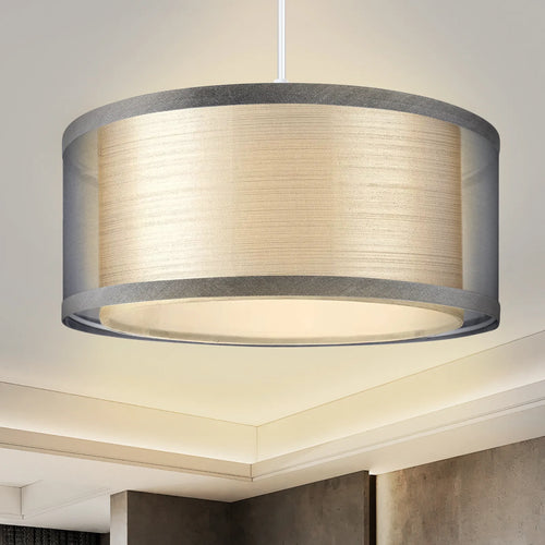 Améliorez votre décoration d'intérieur avec un abat-jour gris moderne pour plafonniers – Parfait pour les salons