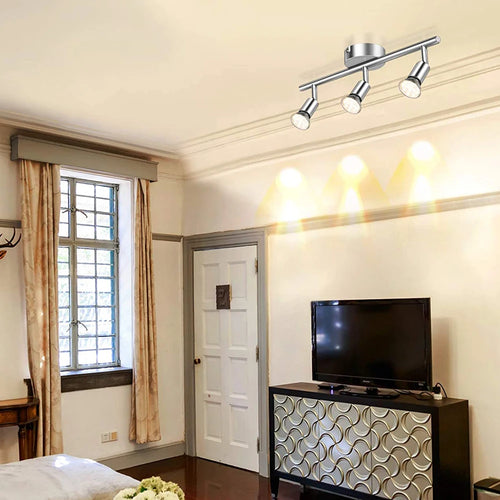 projecteur rotatif monté en surface moderne downlight sur rail