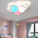 lustre kawaii pour enfants en acrylique avec télécommande