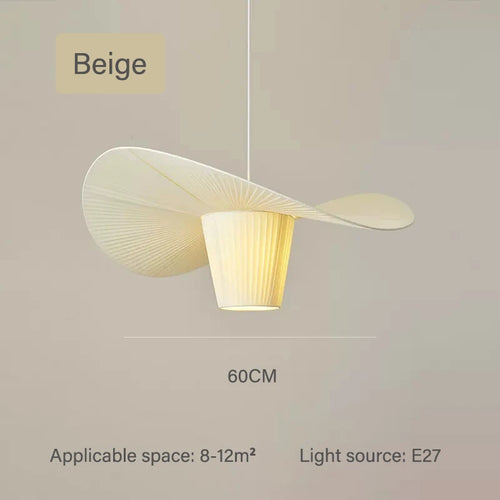 Modern minimalist fabric chandelier for interior decoration - vue 12 sur 12