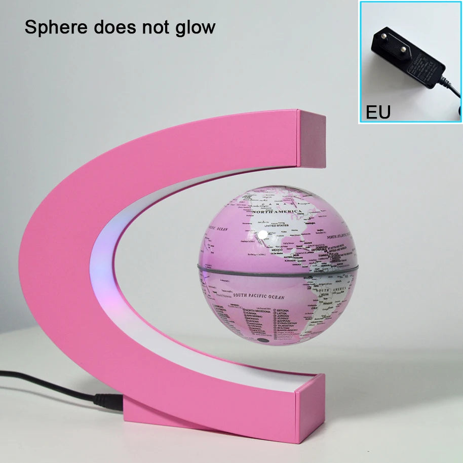 globe de lévitation magnétique 3d avec autorotation lumineuse - vue 13 sur 16