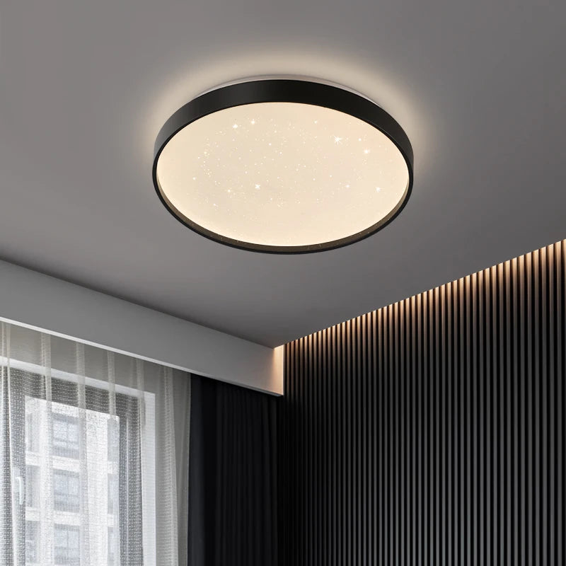 plafonnier led nordique simple rond pour décoration intérieure - vue 6 sur 14