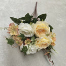 bouquet de roses en soie pour décoration de mariage et jardin