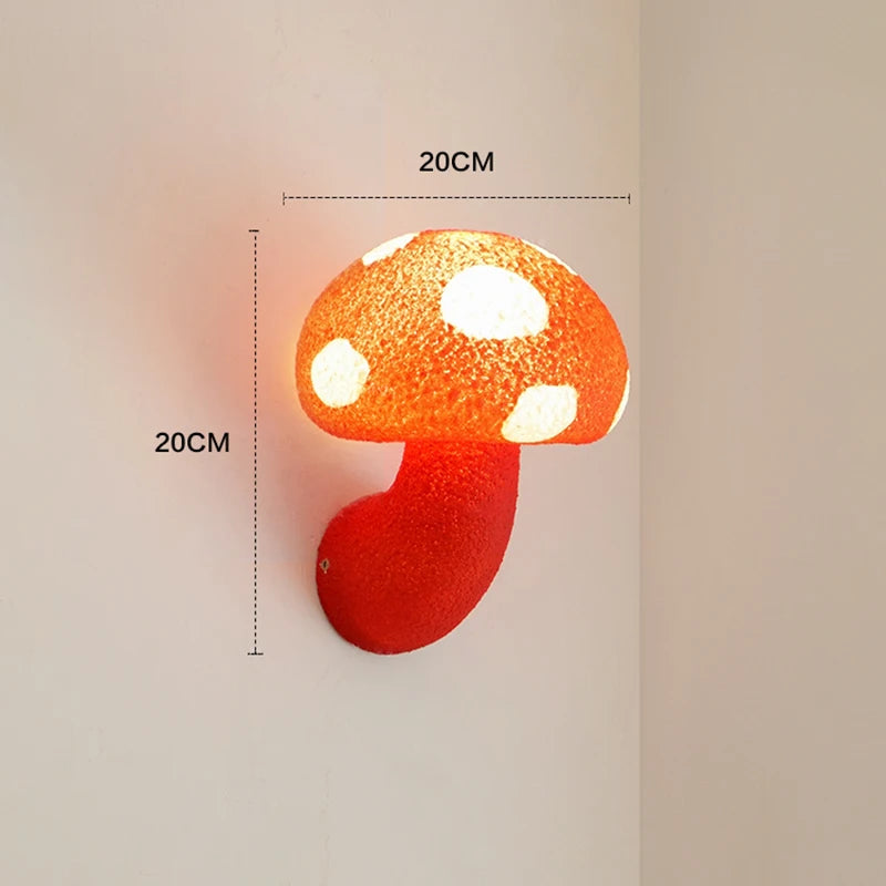 applique murale champignon nordique design éclairage extérieur - vue 4 sur 8