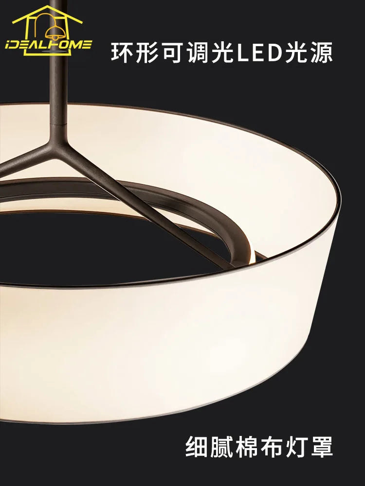 suspension moderne italienne à led pour intérieur minimaliste - vue 6 sur 7