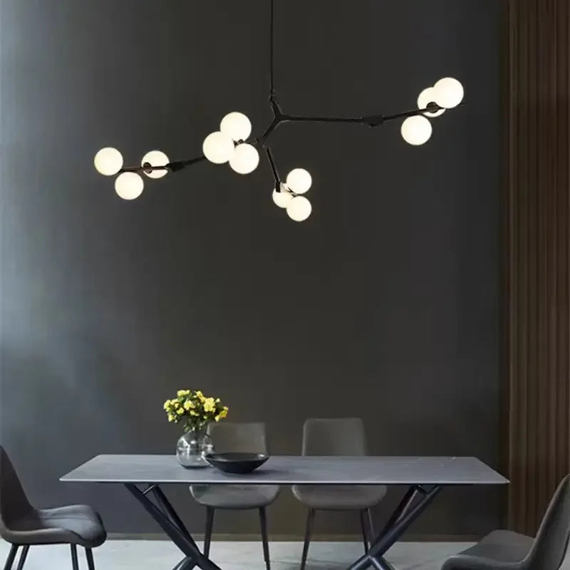 lustre moderne en verre design pour votre décoration intérieure - vue 5 sur 9