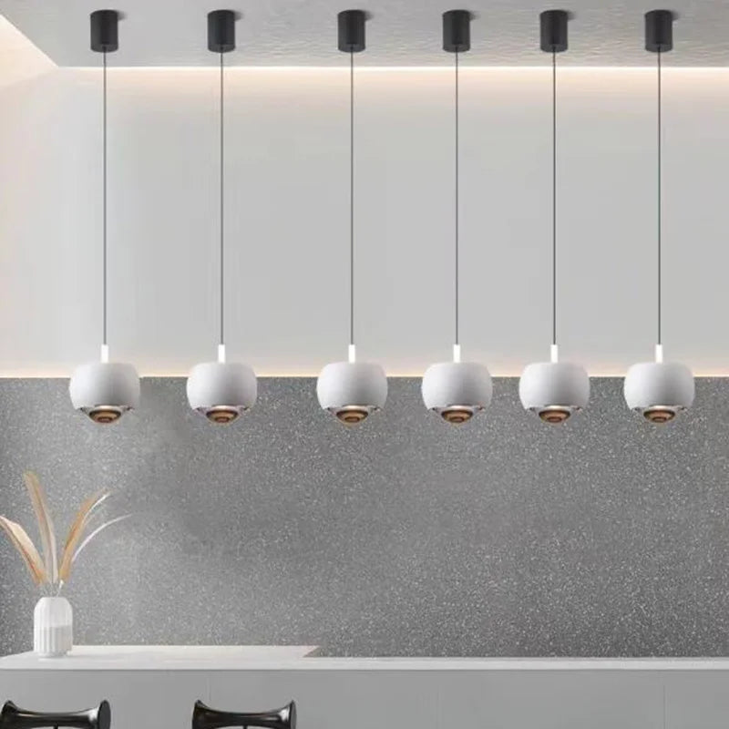 Nordique LED Suspension Lumière Personnalité Moderne Hôtel Bar Restaurant Lustre Salon Chambre Canapé TV Fond Suspension - vue 4 sur 11