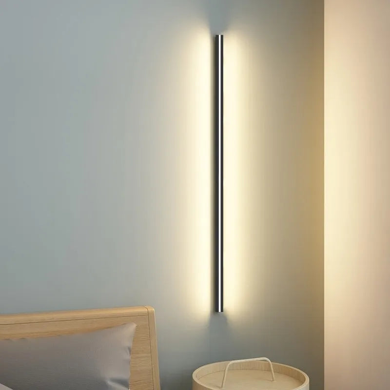 applique murale led cuboïde minimaliste en aluminium avec télécommande gradable