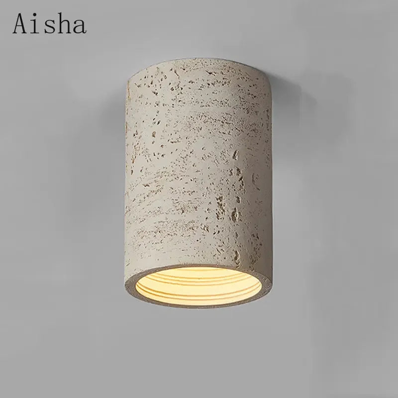 plafonnier led wabi-sabi style nordique pour décoration intérieure - vue 4 sur 14