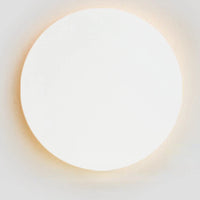LED minimalism modern wall light for living room, bedroom, hallway, colourful circular iron plate