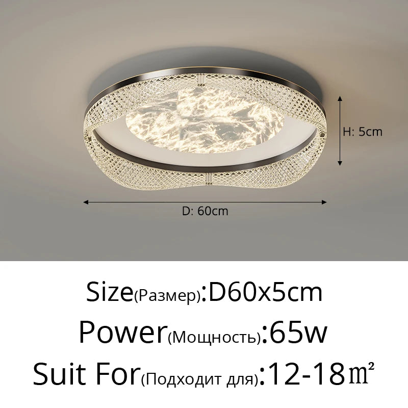 plafonnier moderne en laiton design créatif minimaliste pour intérieur - vue 23 sur 26