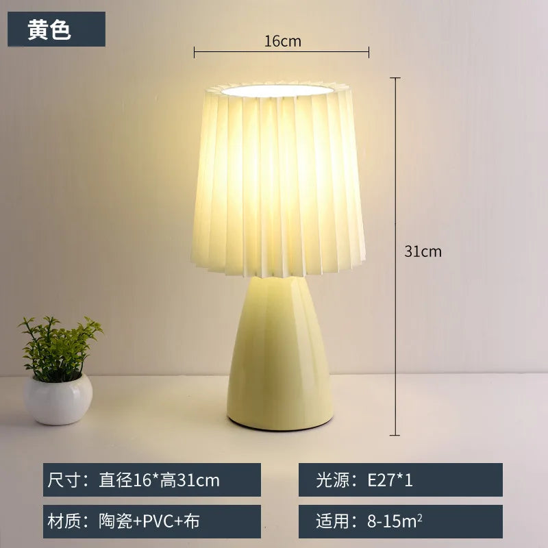 Lampe bureau rétro net rouge veilleuse chaleur - vue 9 sur 13