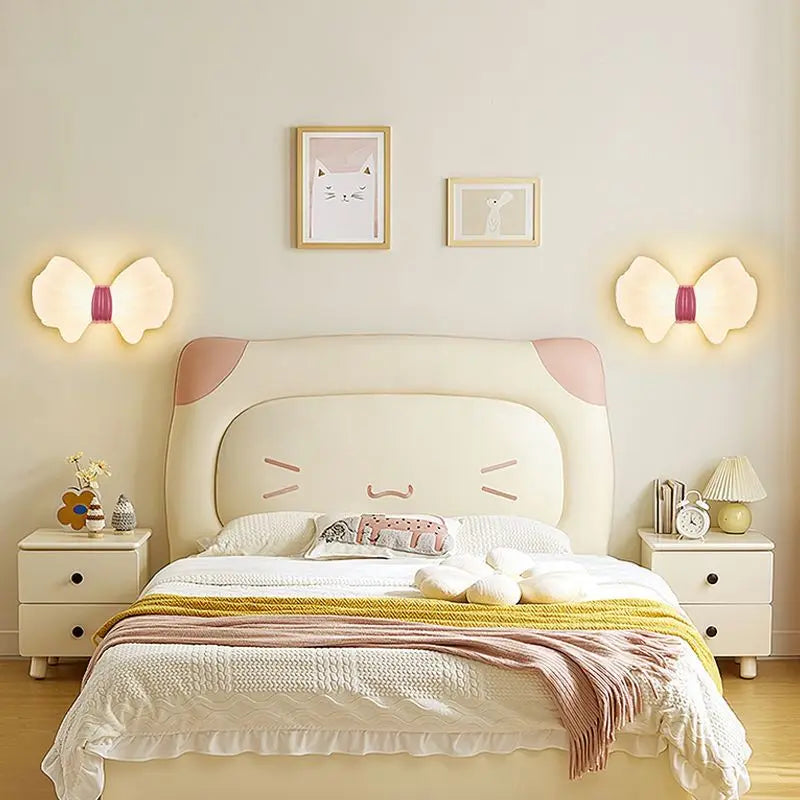 applique murale nordique nœud papillon pour chambre enfant - vue 6 sur 7