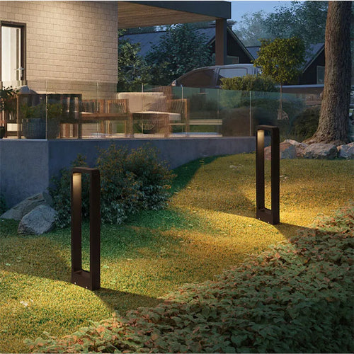 110V 220V DC12V 15W LED étanche lampe à gazon COB LED borne extérieure lumière extérieure sol jardin cour éclairage routier - vue 7 sur 6